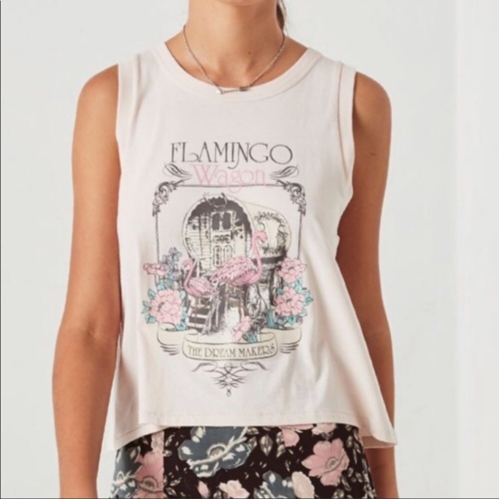 🌷Spell Flamingo Wagon Tank S - Picture 2 of 3